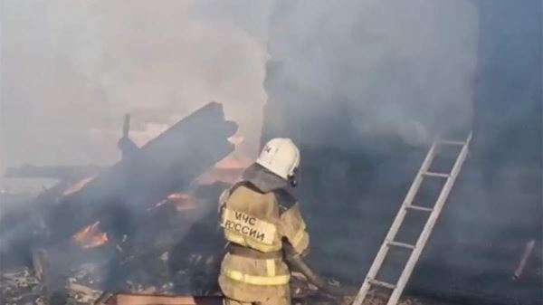 При пожаре в частном доме в Костромской области погибли три человека